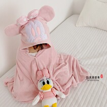 Japan GP cute fashion children Micron newborn shawl bath towel quick-dry absorbent bath cloak
