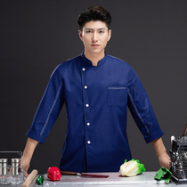 Hotel chef overalls long sleeve baked restaurant restaurant restaurant kitchen chef chef waiter Autumn Winter Men