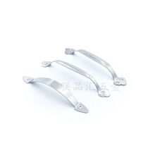 New stainless steel 201 solid plum flat steel handle 304 cabinet drawer wooden door bow simple handle