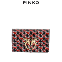 PINKO heart graffiti print bird bag swallow bag 1N20BRY5FF