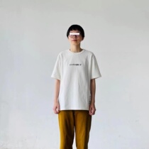 HOWstore Good Hi Mori Social and livestock monologue TEE Old loom 320g Heavy pound pure cotton T-shirt day Department men and women loose
