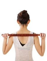 Shoulder cervical spine wooden roller massage stick push back theorizer calf meridians meridians dredging rich and expensive bag manual rolling fascia