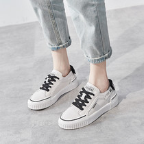 Small white shoes 2020 Spring New Wild shoes trendy shoes women shoes flat students leather shoes X0229