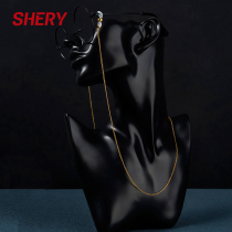 14K gold glasses chain woman hanging neck chain son not fading fashion decorative pendant retro anti-slip rope eye with chain