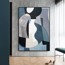 Hand painted oil painting Rhythmic Home Vertical version Aisle Hallway Light Extravaganza NORDIC BRIEF ENTRY INTO THE FAMILY GENGUAN ABSTRACT PAINTING