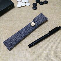 Handmade pen bag fabric pen cover pen protective cover pen bag single apple pencil pen cover Chinese style