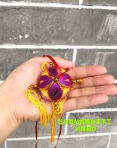Guangxi Zhuang Baise Jingxi old state beep girl pure hand embroidered 4CM cm hydrangea origin hair