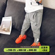 Boy gush sports pants biding house childrens clothing 2020 autumn and winter children casual pants in childrens pants boys pants wave