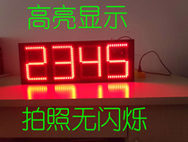 Outdoor Indoor Large Size Bright Countdown Positive Counter Safe Production Days Display Screen Remote settings