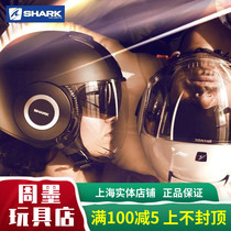 French SHARK SHARK motorcycle helmet summer male and female personality cool double lens half helmet NANO series