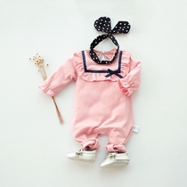 Female Baby Conjoined Clothes Autumn Summer Clothing Baby Boy Newborn 0 Outer Suit 3 Tennis Red 6 Months 1 Year Old For Outfits