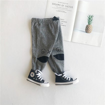 2020 Autumn Pants Sporty Pants 3 Boys 4 Girls 5 Baby Pants Children Casual Pants Pure Cotton Woolen Loop Long Pants 3