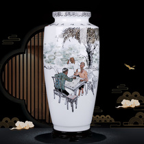 Canon painted as Hunan Provincial Ceramics Art Master Xu Jian Hand Painted Vase Pendulum of the Chess Game NX660