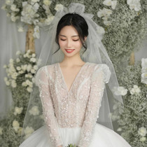 Light and thin clear through high stock South Korean yarn Yarn Head Yarn Wedding Brigade Photo accessories Photographic make-up styling Props Yarn