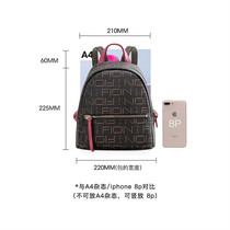  New backpack travel bag women zipper printed backpack youth waterproof school bag small bag