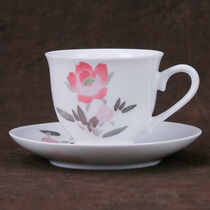 One yuan old porcelain series 70 s butterfly base with porcelain underglaze color hand-painted tea set cup saucer ZLP051