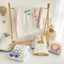 Class A baby pure cotton quilt core cotton washed cotton children cartoon students spring and autumn quilt kindergarten winter quilt 120*150