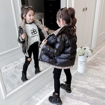  Girls  winter cotton clothes Western style 2021 new childrens down cotton clothes big boy girl quilted jacket jacket thickening tide