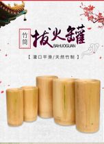 Bamboo bamboo barrel beauty salon wood jars bamboo jars cupping fire jars Traditional Chinese Medicine Home Carbonated Hygroscopic Suits New big numbers