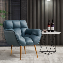 Single sofa Sofa Chair Simple bedroom Balcony Sloth Sofa Light Lavish Cubed Tiger Chair Backrest Casual Sofa Chair