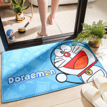 Short Velvet toilet bathroom floor mat into door mat home kitchen absorbent foot Mat toilet non-slip cute bedroom carpet