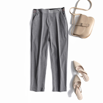 Roaring recommendation Channel goods Fairy pants High-quality crisp and stylish cigarette pants suit pants nine-point pants spring and summer