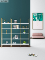 Nordic ins floor rack Net red storage rack flower shop Beauty nail shop living room multi-layer shelf display rack