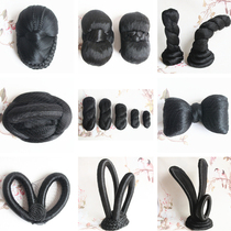 Many ancient costumes wig hair bags Tang suit back of the head shape hair bag Xiuhe bride hair Hair Studio pad hair