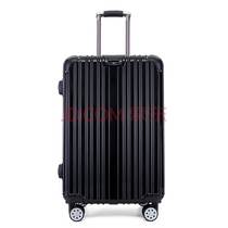 Aluminum Alloy Wrap Angle Pull Lever Case Woman Suitcase Man Suitcase Universal Wheel Password Box Leather Case 22 Inch Student Bright Face