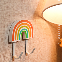 Hook strong viscose sticky hook cute wall door without punching paste female dormitory seamless creative room load-bearing