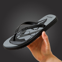 Summer outdoor beach shoes non-slip deodorant flip-flops mens soft bottom stepping on shit-feeling flip-flops beach mens sandals