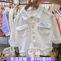 Boys and girls denim coat spring and autumn clothing 2020 new Korean tide childrens clothing 1 children handsome 5 baby Foreign style coat