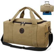 Luggage Bag Large Capacity Thickened Canvas Carry-on Travel Bag Men Oversized Luggage Bag to move Home Clothing to be produced by children