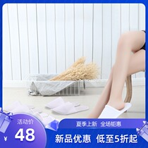 Hotel non-slip disposable slippers 100 pairs of indoor beauty salon thickened non-slip hospitality slippers