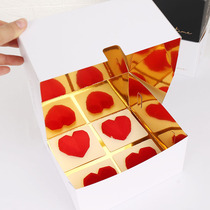Net Red Ins French Sweet Boxes Moussie Dot Cake Box Cuddle Dessert Packaging Box Customised