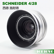 SCHNEIDER 28 4 SCHNEIDER Small Wide Angle f4 28mm DKL Mouth Lens Mirror Heart Square