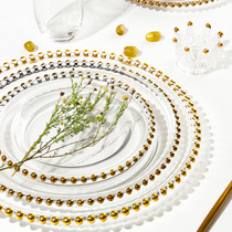 Eurostyle Phnom Penh Glass Bead Point Pan Pearl Dish Western Meal Phnom Penh Dish Sara Pan West Dining Banquet Banquets Wedding dishes