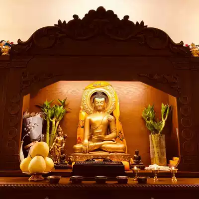 Prajna Thangka Store Buddha Hall Appreciation