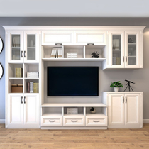 北欧客厅电视柜现代简约组合墙背景墙多功能储物欧式电视机柜茶几