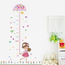 Pictorial Body High Sticker Family tile sticker childrens room growth tree height boy desk Wall self-painted picture