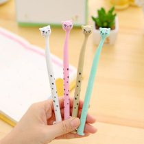Korea Creative Cute High Foot Cats Middle Sex Pen Students Black Water Pens Sex Pen Stationery Gifts