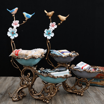 Creative storage plate Entrance shoe cabinet key key jewelry Coffee table Dried fruit candy plate Makeup table Desktop storage