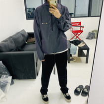 fg essentials fog fear of god double line laser colorful nylon jacket assault jacket jacket