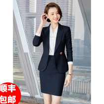 Goddess fan High-end professional dress female OL temperament fashion formal suit Professional manager work clothes white-collar tooling trend