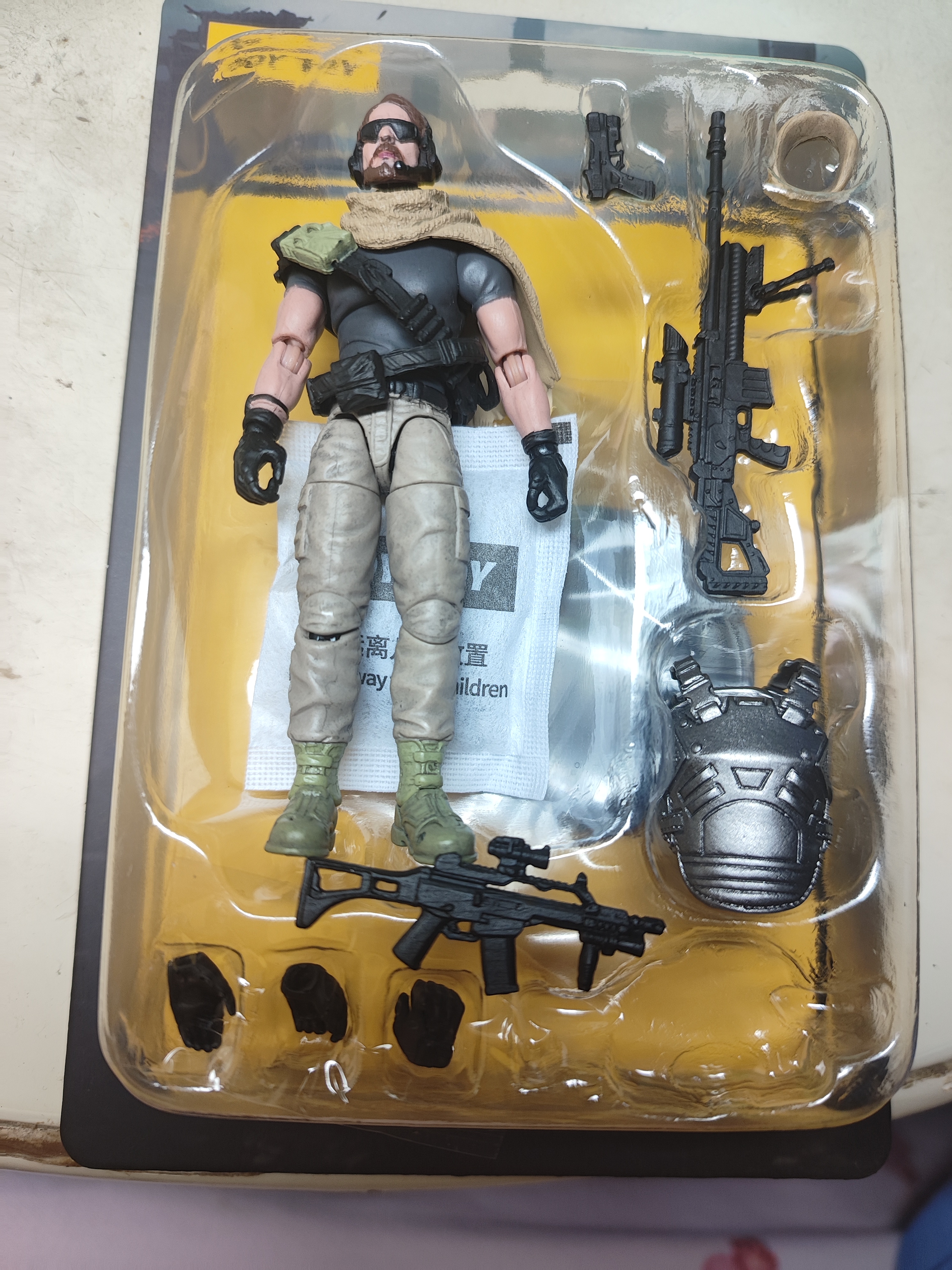 JOYTOY暗源硬核酷玩系列基纳雇佣兵小队萨克雇佣兵小队1:18兵人