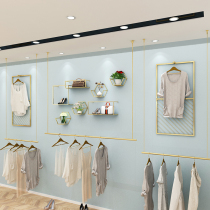 Clothing store shelf wall display rack creative jewelry display rack window decoration shelf womens shop shelf