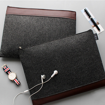 Wool felt portable folder A4 file bag high grade office bag briefcase file bag Hand bag can be customized