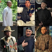 october around the city the same television costume during the late Qing Dynasty gown robes ma gua master scholar crosstalk costumes