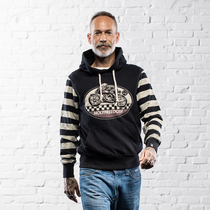 Spot HOLYFREEDOM retro Harley Indian triumphant knight sweater hooded windproof car sweatshirt