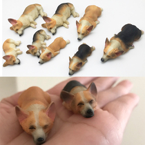 Refrigerator sticker magnet zakka can not sleep Corgi model hand office animal creative dog refrigerator sticker